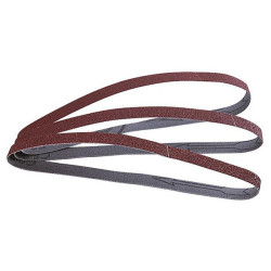 Wolfcraft 1725000 Sanding Belts 80 Grit 457 x 13mm 3pk
