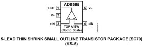 16 V Rail-to-Rail Operational Amplifier (Single)