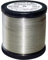 Solder, lead-free, SC (Sn99.3Cu0.7), Ø 1.5 mm, 250 g, SSC15250