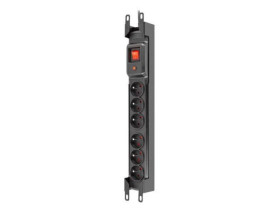 Listwa zasilająca RACK 19 ARMAC M6 3m 6X 230V IEC czarna M6/30/R/CZ/IEC