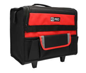 Torba narzędziowa RS PRO typ torby Torba na kółkach długość 460 mm Tkanina 600 denier Podwójny zamek błyskawiczny 250 mm