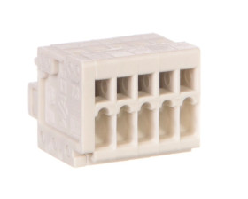 Gniazdo MCS-MICRO 5-biegunowe jasnoszare raster 2,5mm 733-105 /100szt./