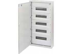 Rozdzielnica natynkowa 90 modułowa 5x18M drzwi metal IP30 WRP18-5 001101385 ETI