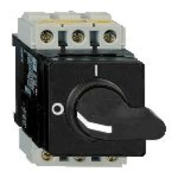 Rozłącznik VVD 40A, 3 biegunowy, 690 V, uchwyt czarny bez blokady VVD2