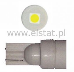 Żarówka samoch. 1xSMD 12V biała W5W żelowa