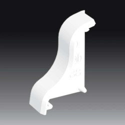 Pokrywa końcowa lewa dla kanałów LP 35 biała 8861 L_HB