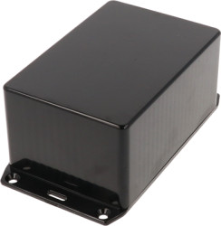 ABS enclosure, (L x W x H) 120 x 80 x 59 mm, black (RAL 9005), IP54, 1591TSFLBK