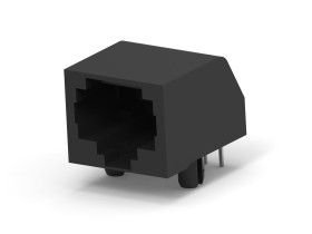 Złącze RJ45 Żeński Złącze RJ45 Montaż na płytce Cat3 TE Connectivity, 90°