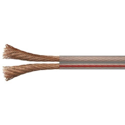 Przewód głośnikowy TP 2x1 OFC transparentny S8310 /100m/