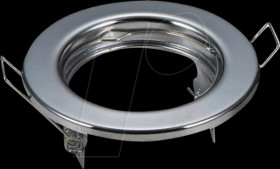 OT5072 Built-in ring GU10, MR16, chrome look, round, 2 pcs