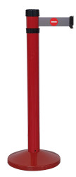 Słupek taśmy długość taśmy 4m Słupek odgradzający Czerwony