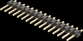 10120913 Pin header 2,54mm 1x16 H=10,8 straight