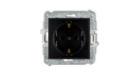 Icon Mechanizm Gniazda Pojedynczego Z Uziemieniem Schuko 2P+Z (Przesłony...