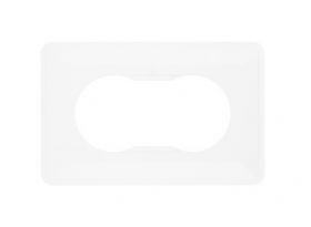 Osłonka pod wyłącznik podwójna - bezbarwna