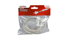 Przewód Przyłączeniowy Z Wyłącznikiem 300Cm Bezbarwny Sp/W-300/2X0,75/Wor-Bzb...