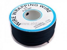 Przewód Kynar fi = 0,25mm kolor czarny; 80°C