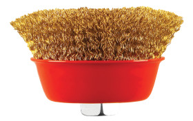 Szczotka doczołowa, Stal, szerkość: 75mm, M10 x 1.5 mm