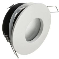 Oprawa DZETA okrągła hermetyczna biała piaskowana stop cynku i aluminium