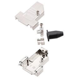 Encitech 6560-5218-31 D-Sub Housing 9 Pins diecast zinc 45&#xB0; 1pc