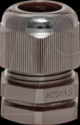 50010 Metric cable gland,Ø3-6.5mm,M12x1,5,bk