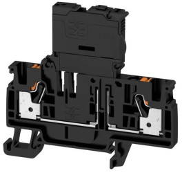 Złączka szynowa z bezpiecznikiem AFS 4 2C 10-36V BK 2429870000 /50szt./