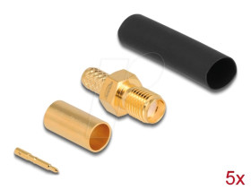 90045 RP-SMA Buchse zum Crimpen LMR200