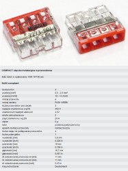 Szybkozłączka WAGO 2273-204