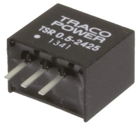 Regulator przełączający, Uwe 4.75 → 32V dc, Uwy 2.5V dc, Iwy 500mA, TRACOPOWER, TSR 0.5