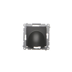 Przyłącze kabla DPK1.01/49 czarny mat Kontakt Simon54