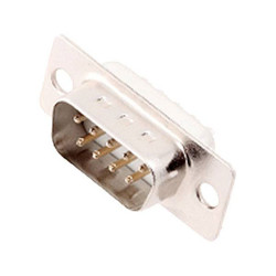 Encitech 2108-0200-01 DM09-SP-W D-Sub Pin Strip 9 Pins Solder Bucket