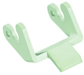 Locking bracket, size 3A, PC/stainless steel, longitudinal bow locking, 09000005241