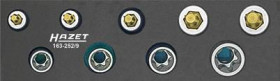 Zestaw nasadek trzpieniowych Hazet 163-252/9 3/8" (10 mm)