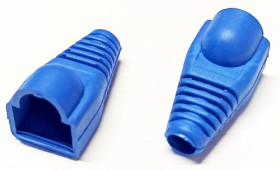 Odgiętka wtyku RJ45 8P8c kolor niebieski