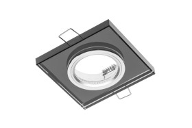 Sufitowa oprawa punktowa PALACE II, IP20, kwadrat, czarna