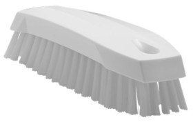 Szczotka do szorowania, dł. włosia: 20mm, Średni, Biały, Poliester, zastosowanie: Uniwersalny środek czyszczący,