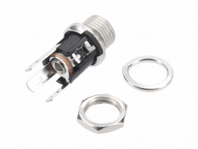 Gniazdo DC 5.5x2.1 do obudowy metalowe