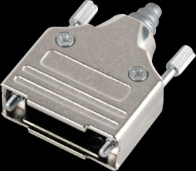 MHEE-15-K D-Sub cap, 15-pin, straight, silver, size A