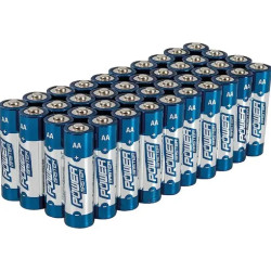 Powermaster Batteries AA Alkaline 40 Pack