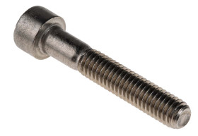 Śruba imbusowa M6 długość 35mm Nakrętka, gniazdo sześciokątne Stal nierdzewna RS PRO