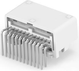 Plug, 24 pole, angled, 2 rows, natural, 1-1318853-3