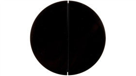 R.1/R.3 Przycisk 2-Krotny Czarny Połysk 85142131