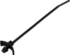 Opaska kablowa TRU COMPONENTS TC-WM-100-2.5-UVB-B TC-13030692, 100 mm, poliamid 6.6, 100 szt.