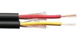 Przewód 2C+ekran płaski CCA