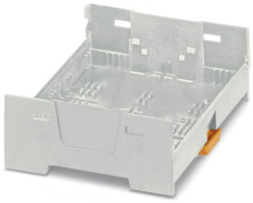 Housing lower part, ABS/PC, (W x H x D) 90.1 x 75 x 30.3 mm, light gray, for enclosure, 1074941
