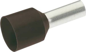 Cimco 187301 Końcówka rurkowa 1.5 mm² z częściową izolacją czarny 100 szt.