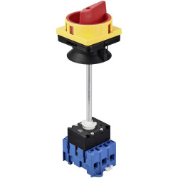 TRU COMPONENTS TC-12835360 Main switch 40 A 690 V 90&#xB0; Yellow Red