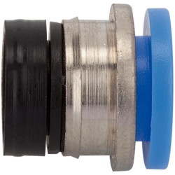 Press-fit cartridge, L 13.7 mm, 10 bar, plastic/zinc, for hoses/pipes, 109944