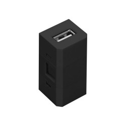 Kostka z gniazdem USB do gniazda meblowego OR-GM-9011/B lub OR-GM-9015/B,OR-GM-9011/B/USB