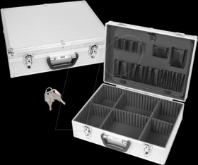 1819-0 Tool case, aluminium, 457 x 330 x 152 mm