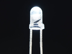 Clear White 3mm LED (25 pack)
